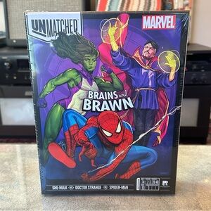 Marvel Unmatched Brains and Brawn Board Game Discontinued Brand New Sealed